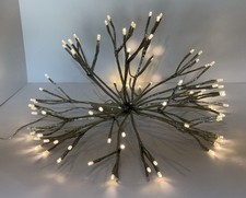 Celebrations LED 16" Indoor/Outdoor Multi Color Silver Sphere Christmas