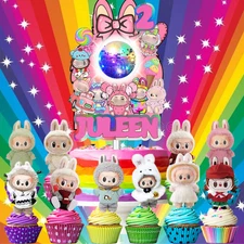 Custum Plushies Cupcake Cake Toppers PARTY SUPPLIES BIRTHDAY DECORATION BALLOON
