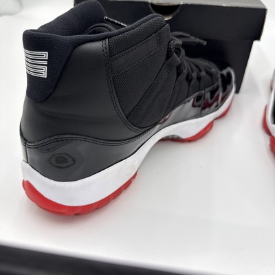 Used Air Jordan 11 Retro 'Bred (2012)' Size 10.5 378037-010