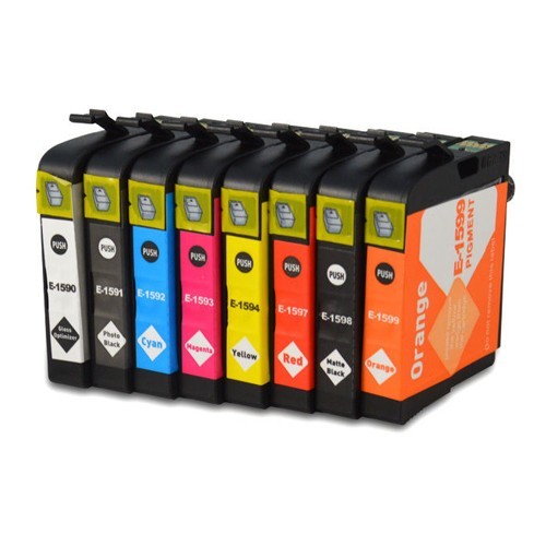 Cartouches T1590 pack 9 stop pannes encre imprimante