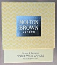 Image of MOLTON BROWN LONDON SINGLE WICK SCENTED CANDLE 180g CHOOSE YOUR SCENT
