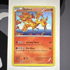 Pokémon Moltres 14/99 Next Destinies Holo Rare Basic 120 HP Fire Blast Card