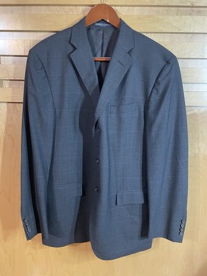 Polo Ralph Lauren Mens Sz 44L Blue Label Made In Italy Sport Coat Blazer Jacket