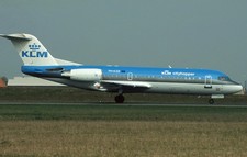 MO1313   Aircraftslide/Dia   KLM Cityhopper   Fokker 70   PH-KZR  "not cut"
