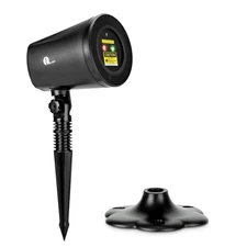 1 BY ONE OUS00-0817 Laser Green Christmas Tree and Red Stars Show, Projection