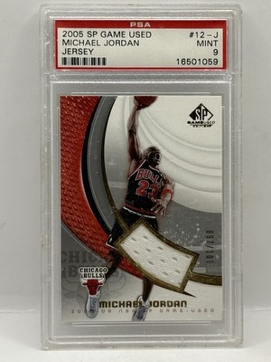 2005-06 SP Game Used Edition - Michael Jordan #12-J Authentic Fabrics Gold /100