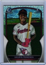 2023 Bowman Chrome #BCP-228 Welbyn Francisca Prospects Mojo Refractor RC