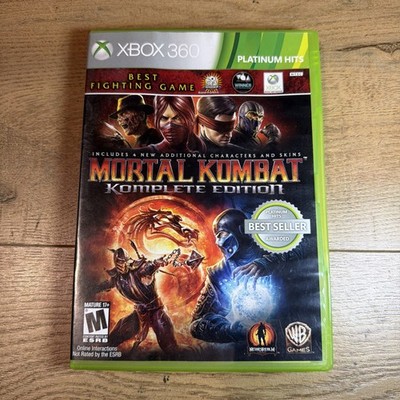Mortal Kombat Komplete Edition (Xbox 360, 2012) CIB Complete Manual VG