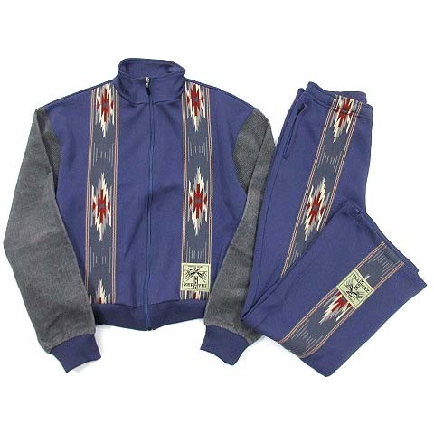 kapital スムースジャージ サイズ1 ネイビー Capital KAPITAL Smooth Jersey KOCHI & ZEPHYR Track Jacket Pants