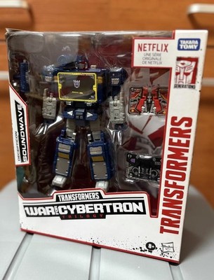 Transformers Netflix War For Cybertron Soundwave. Neu MISB UK Verkäufer Earthrise