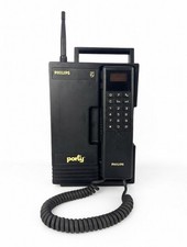 Philips Porty Vintage Mobiltelefon • 80er/90er • Sammler • Kult Retro Handy •