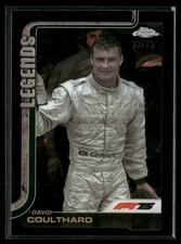 2025 Topps Chrome Formula 1 Legends David Coulthard #151 Black Logofractor 33/75