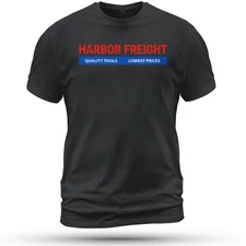 Harbor Freight Tools Logo T-Shirt Funny Size S-5XL Made in USA