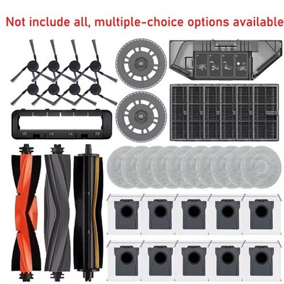 Main Side Brushes/Filter/Dust Bag/Mop for Dreame X40 Ultra /L40 Ultra/X40 Pro