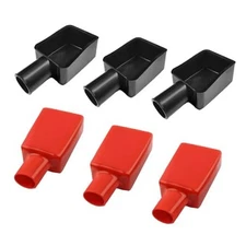 6PCS Battery Terminal Covers, Soft Rubber Car Insulating Battery Terminal 