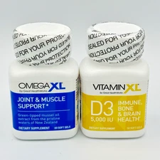 PACK OMEGA XL Joint & Muscle Support - VITAMIN XL D3  Made in USA