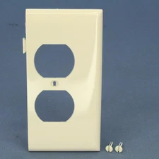 Pass & Seymour PJSE8-LA Lt Almond 1-Gang Duplex Unbreakable Sectional Wallplate