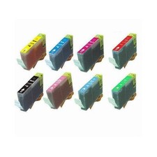 8PK INK FOR CANON  CLI8 CLI-8 fit PRINTER PRO-9000 PRO-9000 MARK II