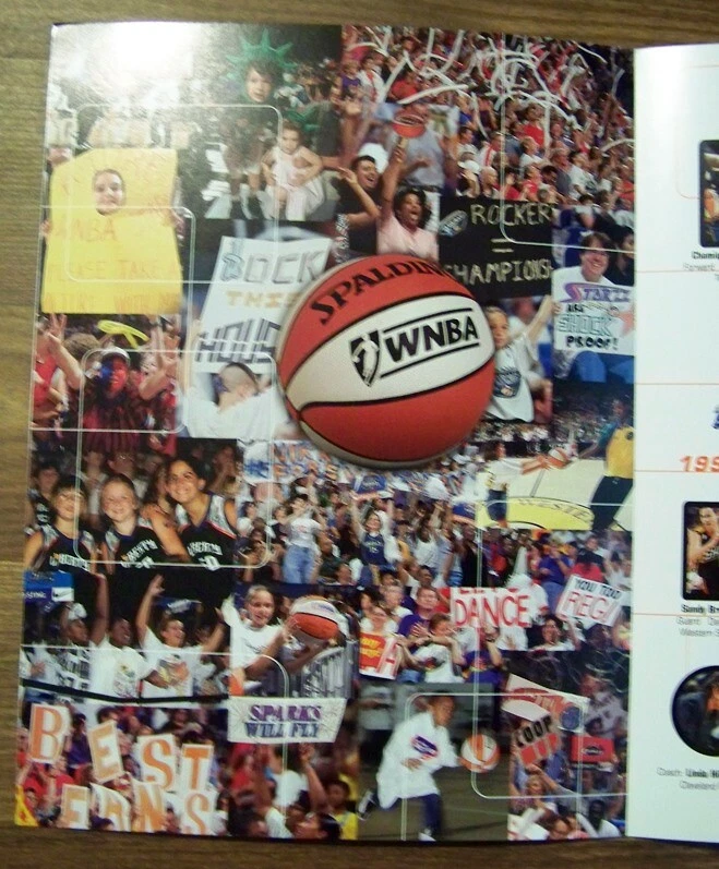 WNBA 1999 LIMITED EDITION ALL STAR TRI-FOLD PROGRAM - CARDS & POSTER PACKAGE LOT - Image 2 of 4