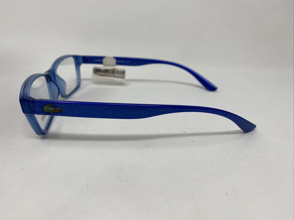 LACOSTE 女士 L 3803BP 440 51/14/135 眼镜框蓝色闪光 -G67 — 第 2/4 张图片