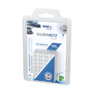 WM aquatec Silbernetz Flex STSN-30 | Wasserkonservierung für Tanks bis 30 Liter