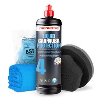 Menzerna Liquid Carnauba Protection Politurset Versiegelung Hand Applikator 1L