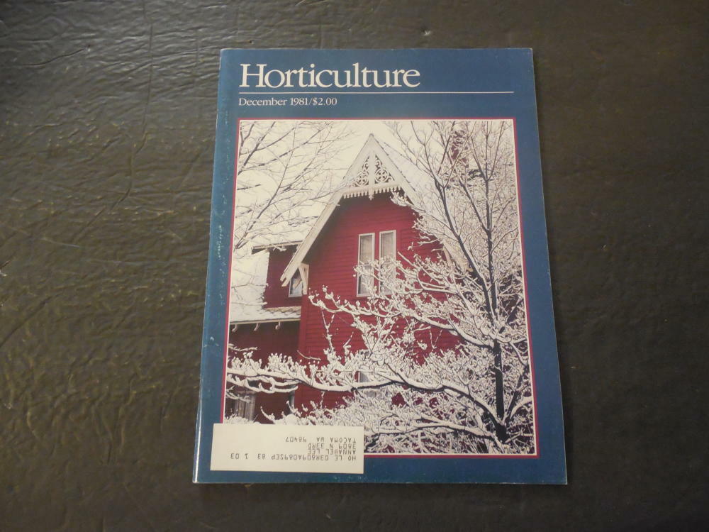 Horticulture Dec 1980 The Magazine Of American Gardening        ID:35834