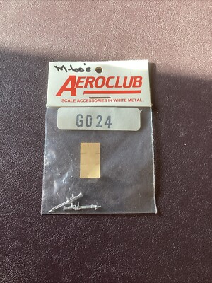 Aeroclub Scale Aircraft Accessories Model Parts White Metal G025 M-60s