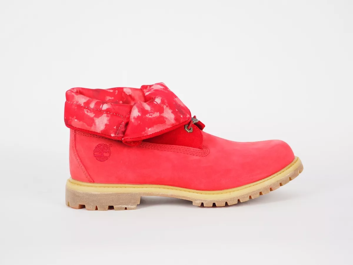 Red on sale timberlands womens