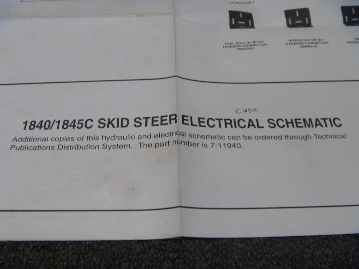 shemaページ Case 1840 1845C Skid Steer Electrical Schematic Wiring Diagrams
