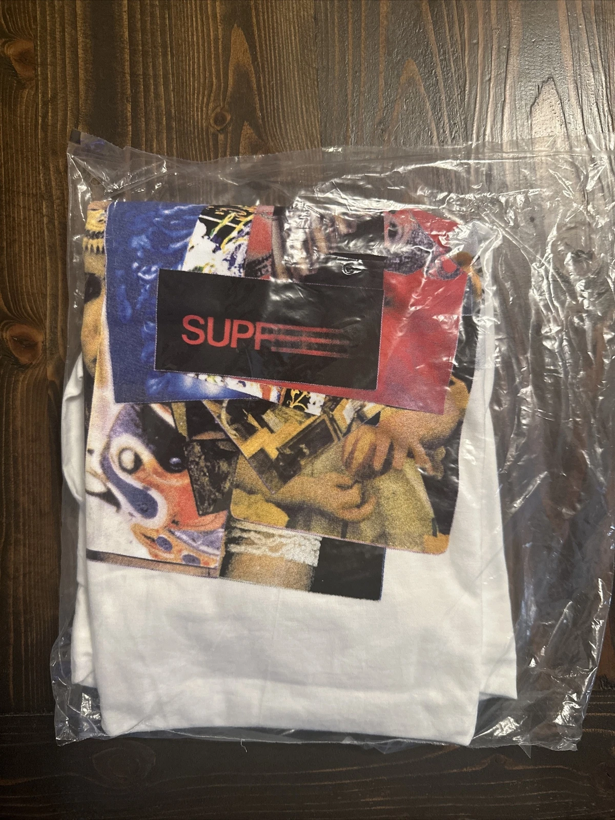 TEE SHIRT SUPREME STACK   BLANC TAILLE X   Large FW21 SEMAINE UNE   100% AUTHENTIQUE / NEUF
