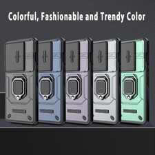 Natural Tactility Snug Skin Push-Window TPU PC Case with Bracket for Oneplus 13R