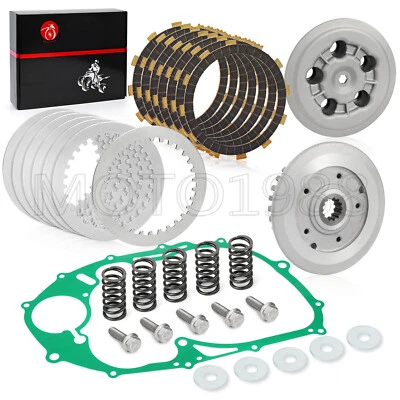 Clutch Plate Kit Heavy Duty Springs & Gasket for Yamaha V Star 650 XVS650 98-11 - Bild 1 von 4