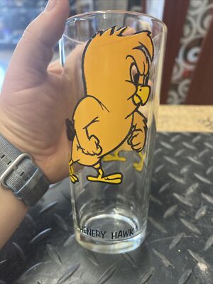 RARE* Vintage 1973 “Henry Hawk” Pepsi Collector Series Glass Cup