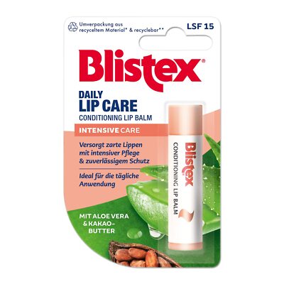 Blistex Intensive Care Lippenpflege Conditioner, Lippenbalsam, für rissige, brennende, trockene