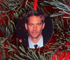 Paul Walker CHRISTMAS TREE ORNAMENT Gift Exchange Stocking Stuffer