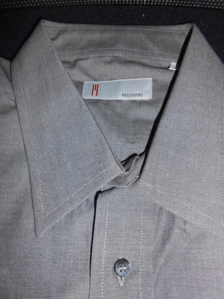 Camisa masculina de algodão Missoni - Imagem 2 de 4