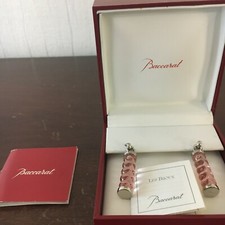Baccarat Crystal Pink Candy Earrings Price For The Pair