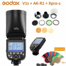 US STOCK Godox V1S TTL Flashlight Xpro Trigger AK-R1 Flash Speedlight For Sony