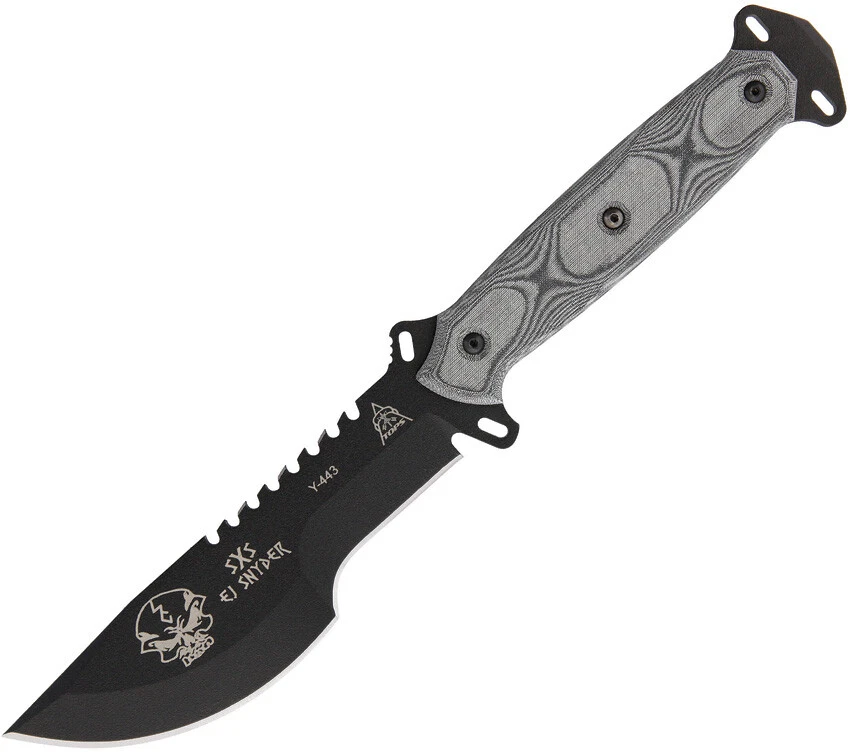 New TOPS Skullcrushers Xtreme Sidekick Fixed Blade Knife SXS-01