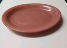 VTG Fiestaware Homer Laughlin Original 1950's Rose 12" Oval Serving Platter