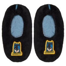 Image of dc black batman slippers size 10 - 11 new