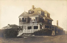 Haskine Hospital, Rockport, MA Massachusetts  (2) 1911 RPPC Photo Postcard Copy