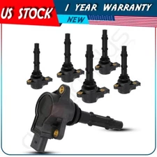 6 Ignition Coil Pack For 08-12 Mercedes-Benz C300 06-07 C280 SLK280 3.0L V6