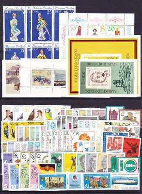 DDR Jahrgang 1970 1971 1972 1973 1974 1975 1976 1977 1978 1979 ** postfrisch