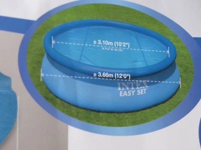 Solar Solarmatte Wärmematte Poolheizung für INTEX 366 Quick up & Frame Pool - Bild 1 von 4