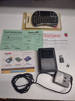 Raspberry Pi Model B+ with Keyboard, WiFi, Power Adapter, Case & 8GB SD Card