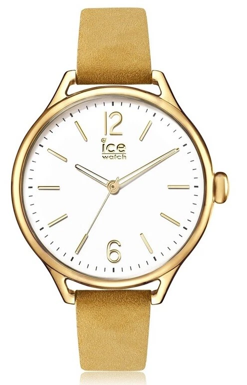 Ice-Watch ICE TIME 013073 Beige Champagne Small Uhr Damenuhr Lederband NEU S3 - Bild 1 von 1