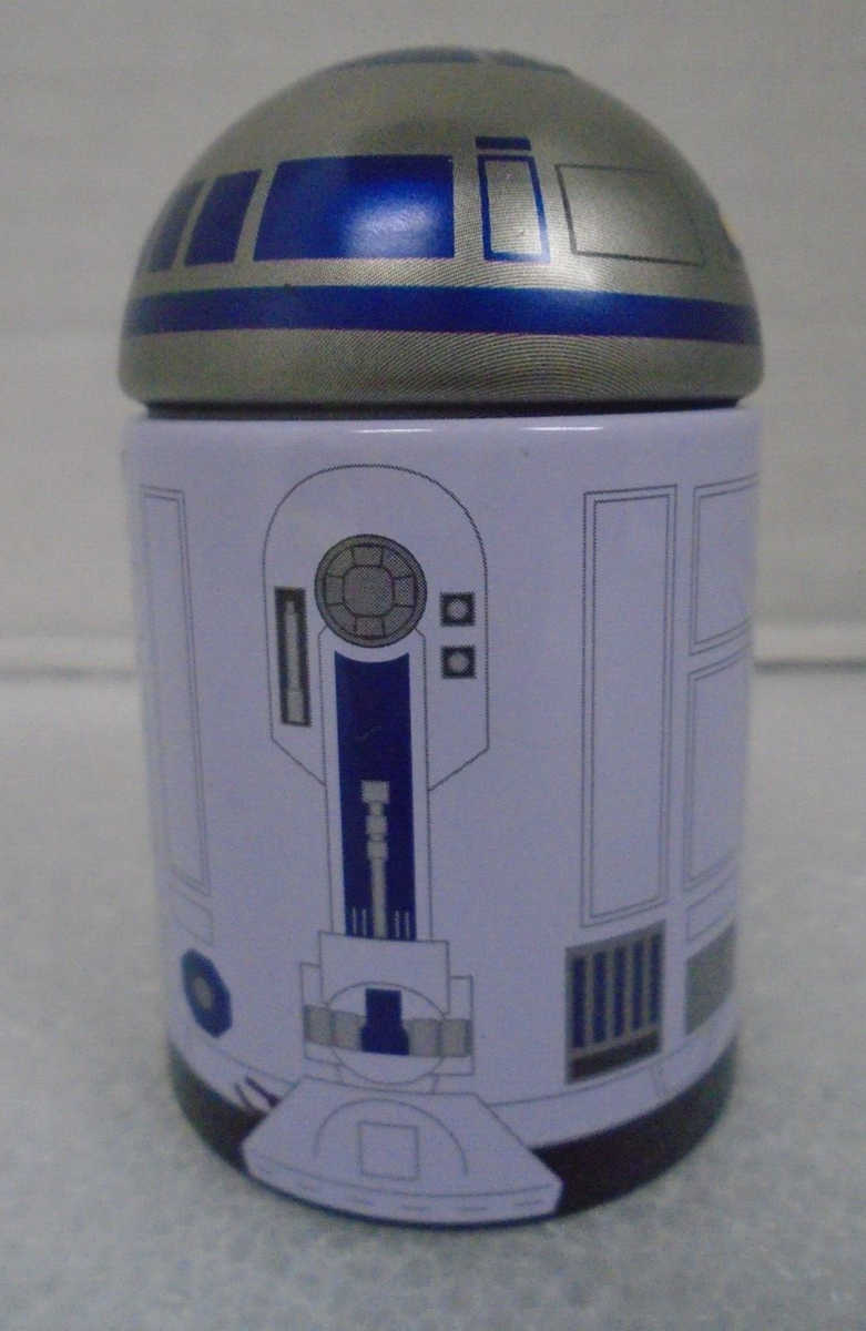 STAR WARS R2-D2 R2D2 FIGURE CANDY MINT TIN CONTAINER STORAGE NEW