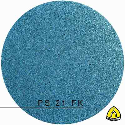 Produktbild von Klingspor PS 18 EK Schleifscheiben – 200 Mm, Ungelocht, 25 Stück, Körnung 60 – Für Harzreiches Weichholz
